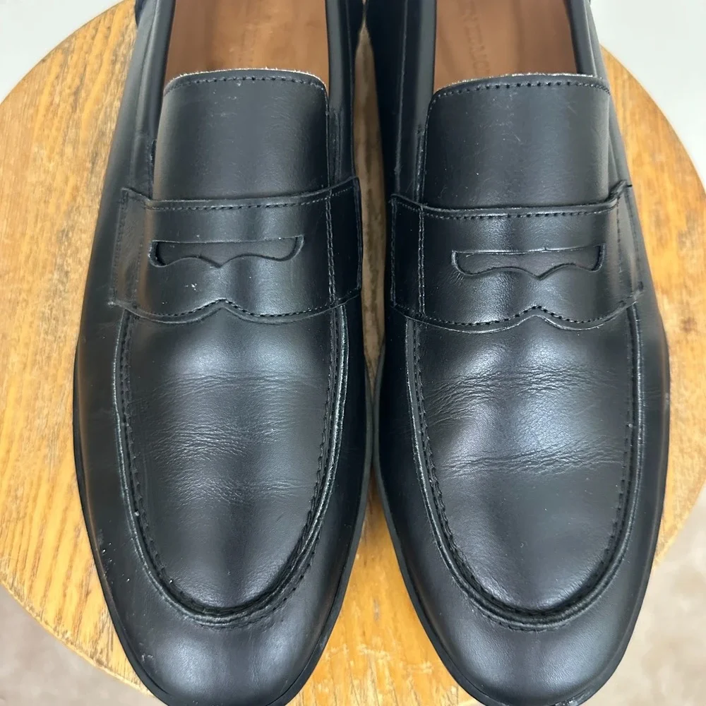 Allen Edmonds Randolph Mens US 10 D Penny Loafers Black Slip On Casual Shoes